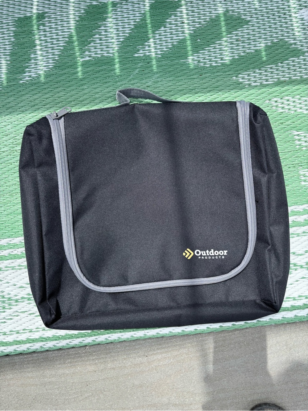 Never used Outdoor Products Black Toiletry Kit with Gray Trim